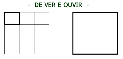 De ver e ouvir - Modos Sensoriais 1 De ver e ouvir - Modos Sensoriais 1